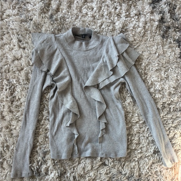 Veronica Beard Tops - Veronica Beard Centre Ruffles Frills Sweater